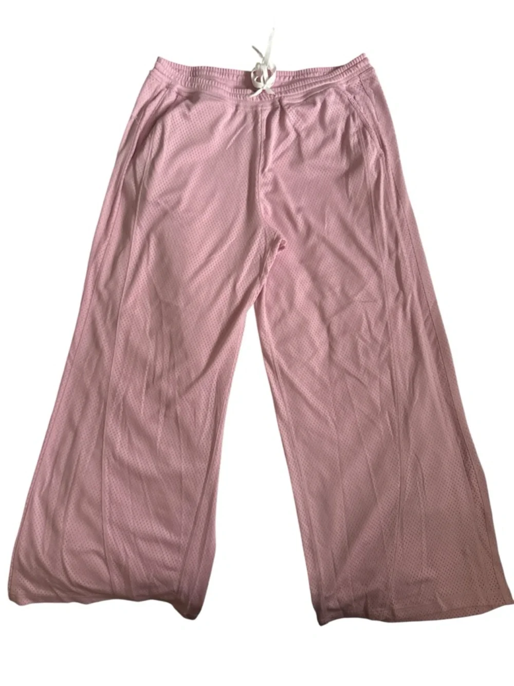 Free People- Overtime mesh Pants in light pink. NWOT - Picture 1 of 2
